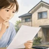 外壁塗装50万?200万円は妥当？金額別の見積もり判断基準を説明するAI生成イラスト