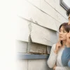 外壁塗装と張り替えはどっち？費用・耐久性・判断基準を比較を説明するAI生成イラスト