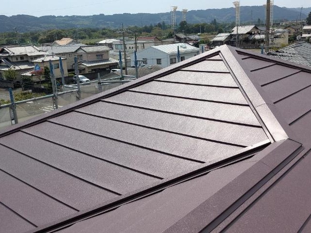 Y様邸の屋根の全景