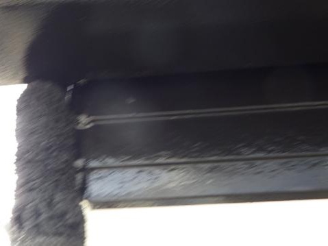 破風の2回目の上塗り