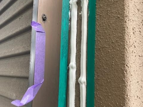 新規シーリング打ちの施工状況