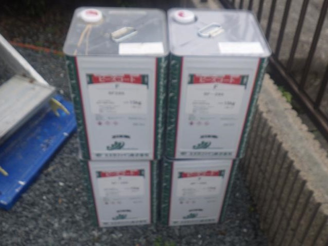 外壁に使用したビーズコートのフッ素塗料