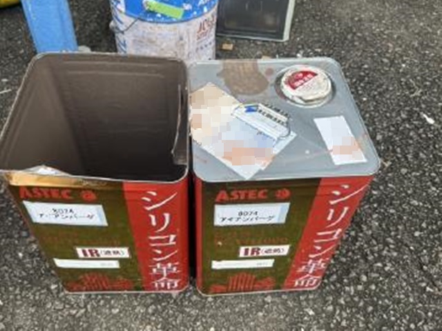 施工で使用した塗料
