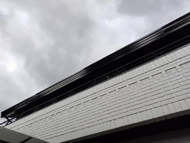 施工後の破風