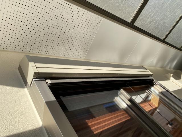 施工後のシャッターボックス