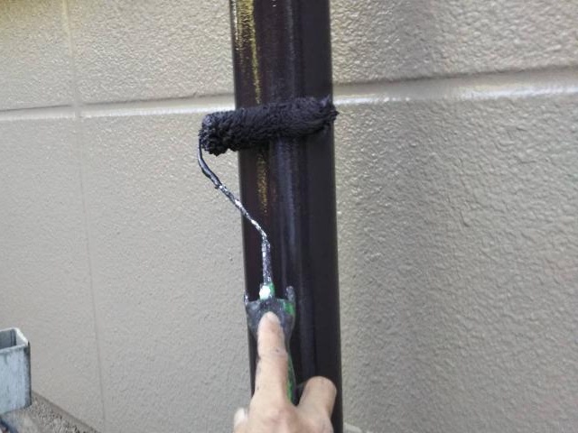 樋の施工状況