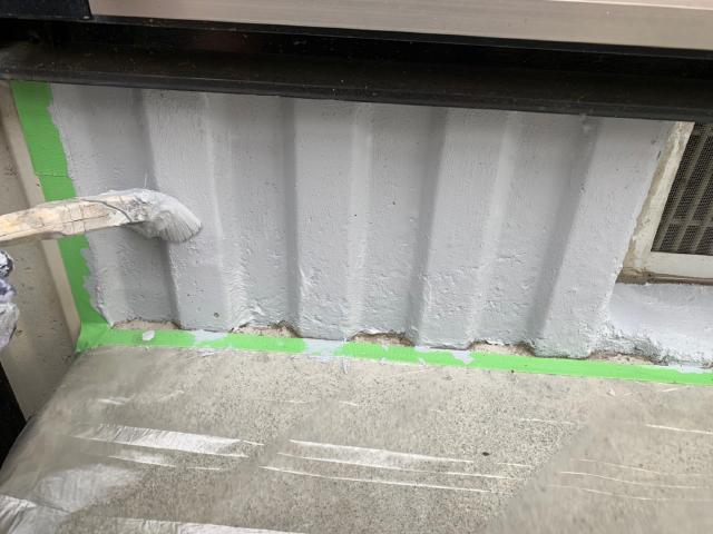 基礎の2回目の上塗り
