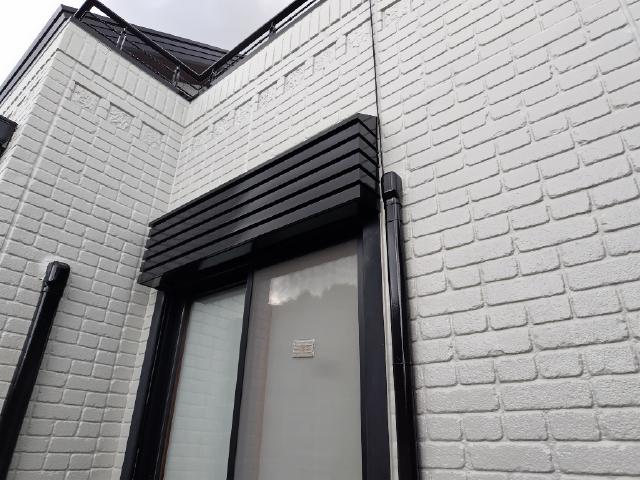 施工後のシャッターボックス