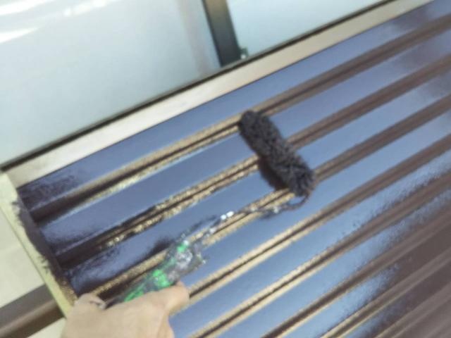 雨戸の施工状況