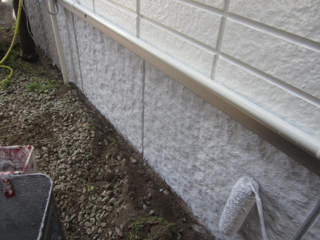 基礎の2回目の上塗り
