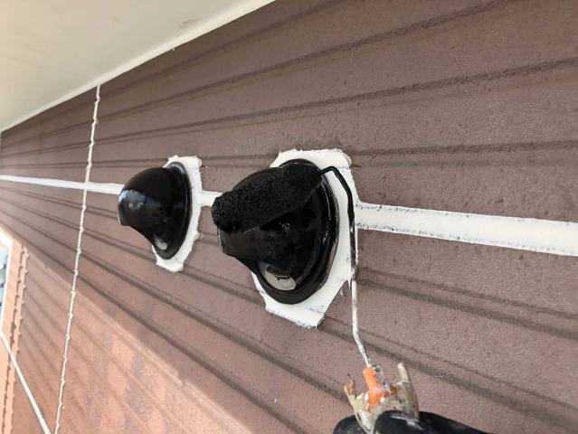 ベントキャップの下塗り