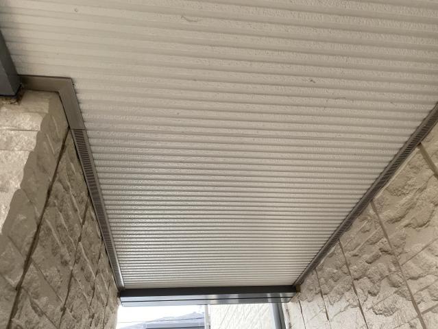 施工前の軒天
