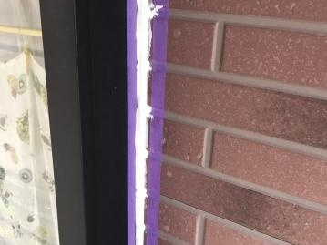 新規シーリング打ちの施工状況