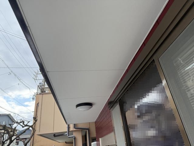 施工前の軒天