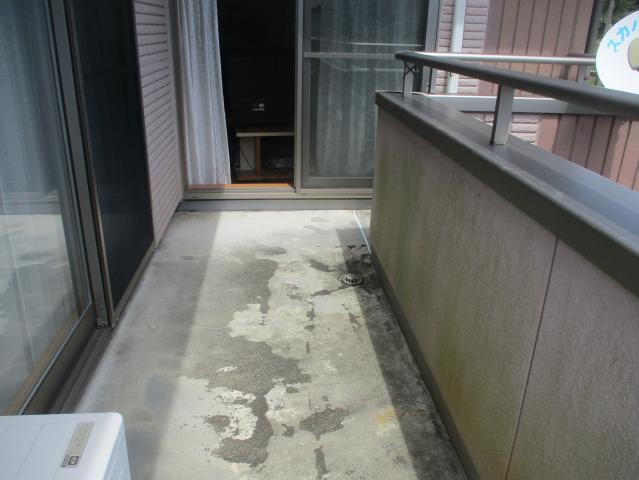 施工前のベランダ