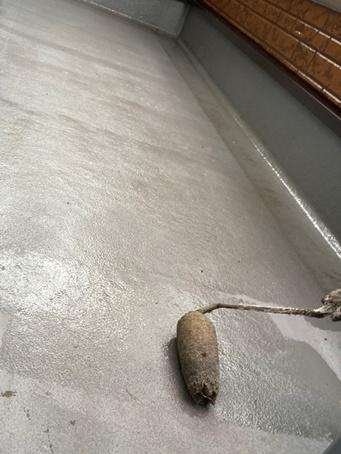 ベランダの下地の施工