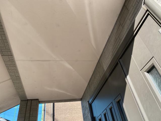 施工前の軒天