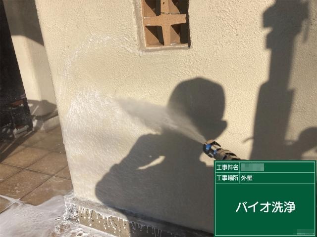 バイオ洗浄の様子