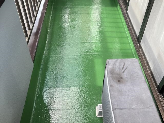 施工後のベランダ