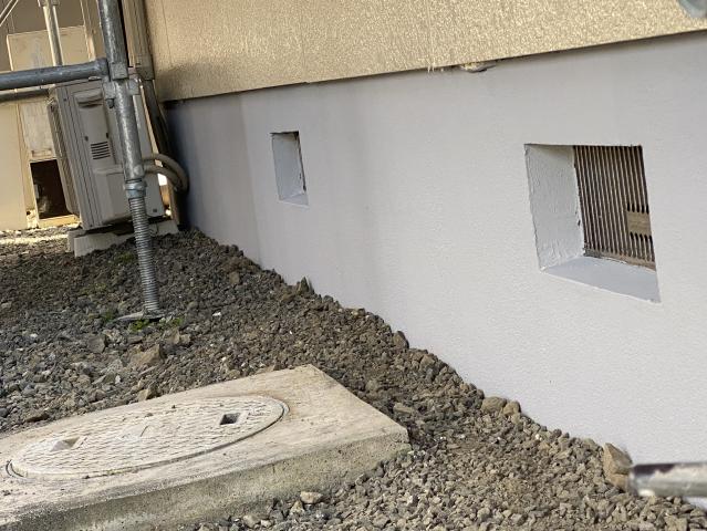 施工後の基礎