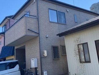 汚れが見られた施工前の状態