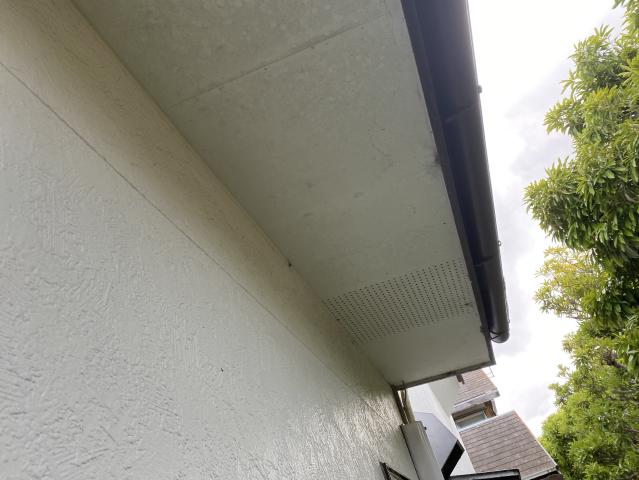 施工前の軒天