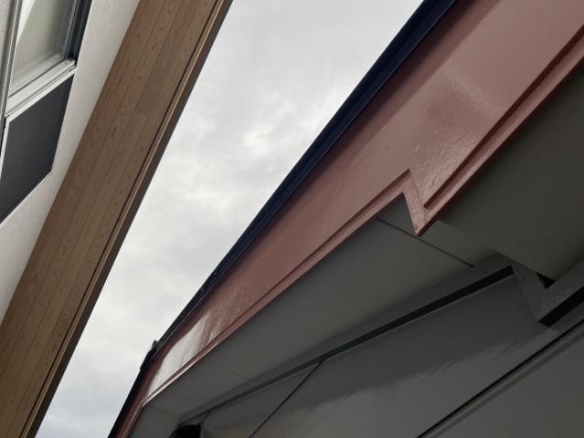 施工後の破風