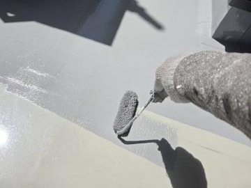 ベランダの1層目のトップコート