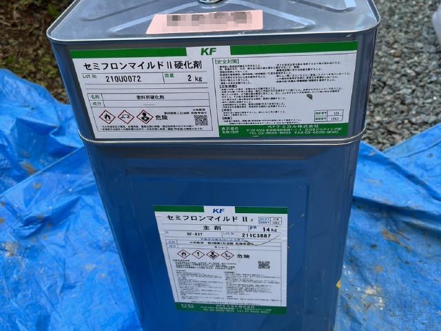 付帯部の施工に使用した塗料