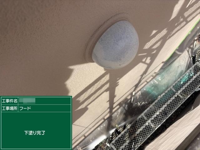 錆止めを塗布したベントキャップ