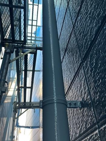 塗り替え後の雨樋の仕上がり