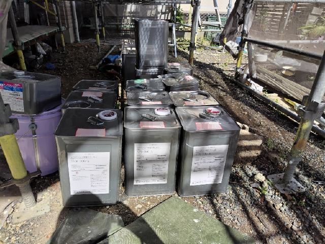 施工で使用した塗料