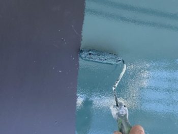 庇の塗装