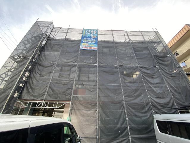 完了前の施工状況
