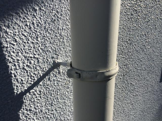 色あせが見られた樋