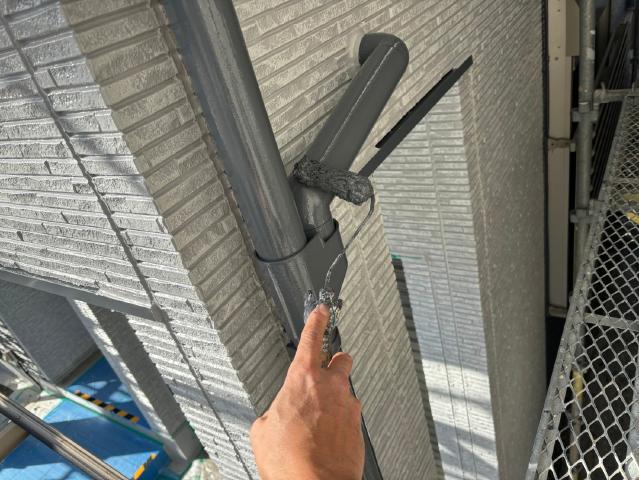 樋の上塗り